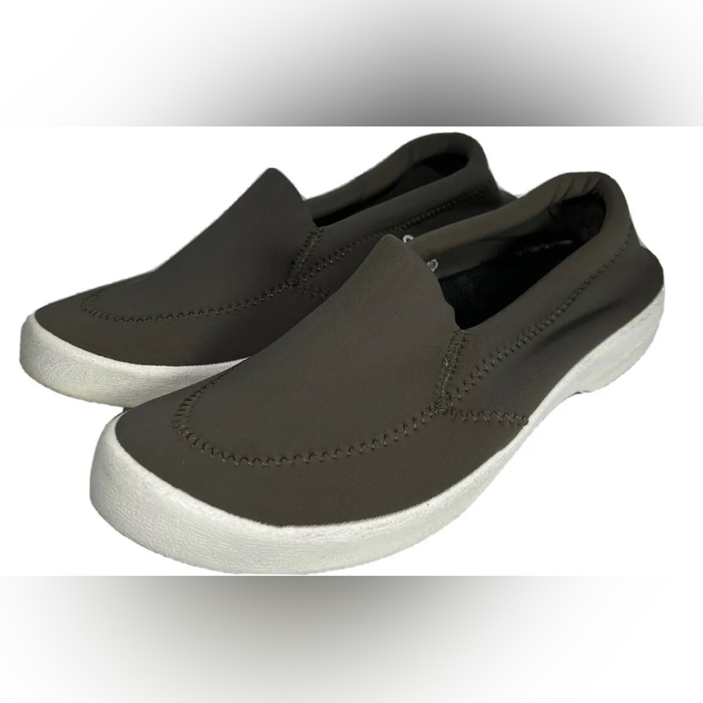 Arcopedico Gray Stretch Knit Mesh Slip On Comfort Flats Women’s EUR 39